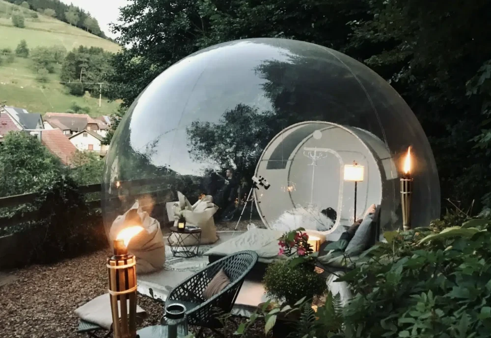 see through bubble tent