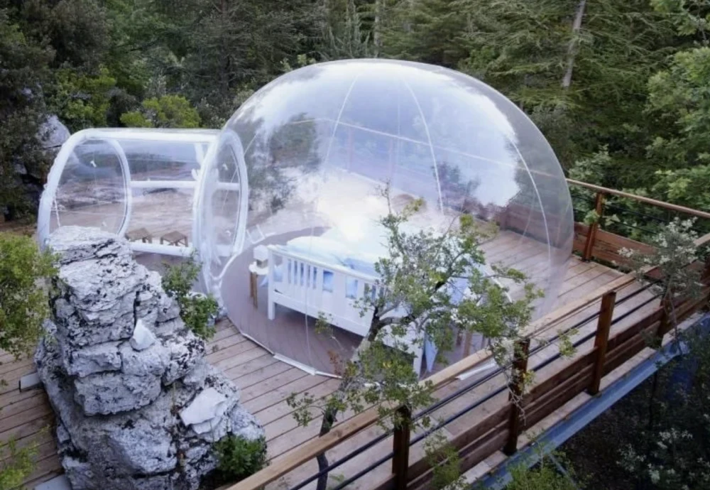 see through bubble tent